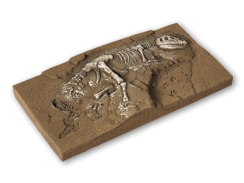 T-Rex Excavation Scene -- Hard-Foam Casting - 5-5/16 x 2-11/16 x 5/8" 13.5 x 6.8 x 1.6cm-2
