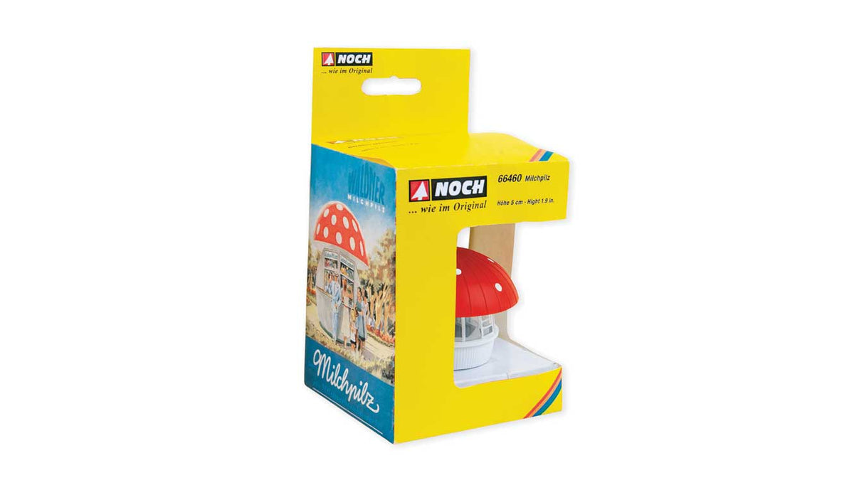 Mushroom-Shaped Milk Kiosk -- Kit - 2-3/8 x 2-3/8 x 1-15/16" 6 x 6 x 5cm-3