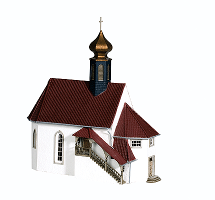 St Nicholas Church Laser-Cut Kit -- 19.4 x 9.5 x 21.5cm-1