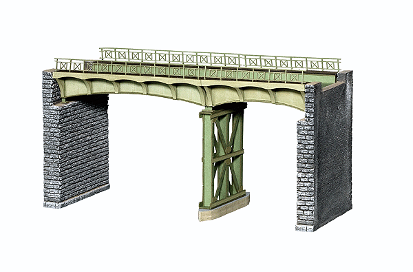 Laser-Cut Town Bridge System -- Single Track 19.8cm
