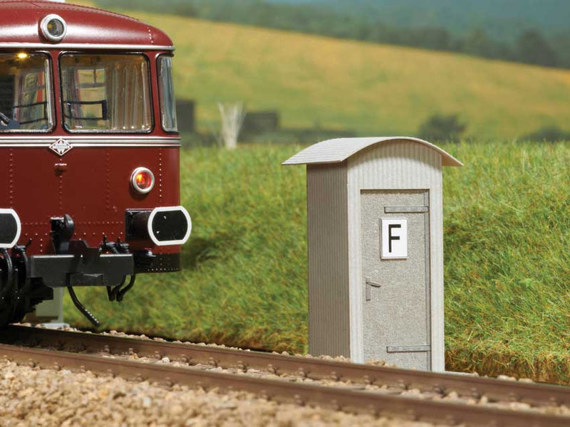 Dispatcher - Signal Telephone Booth -- Laser-Cut Kit - 1-1/4 x 1-1/4 x 2-3/16" 3.2 x 3.2 x 5.5cm