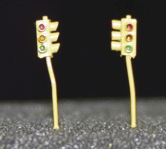 Painted Traffic Lights -- Yellow