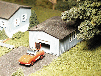 One-Car Garage (Unpainted Kit)