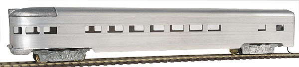 Pullman Smooth Side Passenger Car - Assembled -- Observation, Undecorated