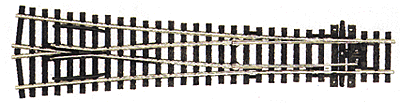 Code 100 Large Radius Wye Turnout - Streamline -- Insulfrog