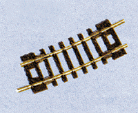 Code 80 Curved Track -- Half Curve, 9" Radius, 11-1/4"