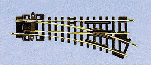 Code 80 Small Radius #4 Turnout - Streamline -- Right Hand, Insulfrog