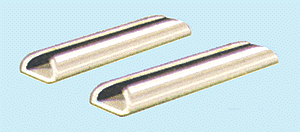 Code 143 Track -- Nickel Silver Conductive Rail Joiners pkg(24)