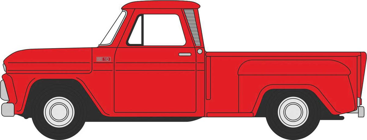 1965 Chevrolet Stepside Pickup - Assembled -- Red