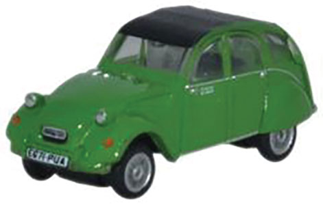 Citroen 2CV - Assembled -- Bamboo; Green