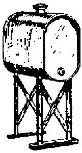 Large Heating Oil Storage Tank