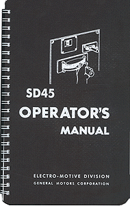 Book - Reproduction Engine Operating Manual -- For EMD SD45