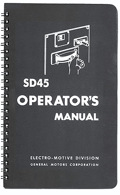Book -- SD45 Operator's Manual