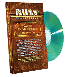 Computer Software - CD-ROM -- 1911 Electric Railway Dictionary