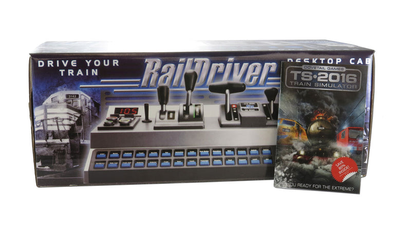 RailDriver(R) Desktop Cab Controller -- With Train Simulator 2016