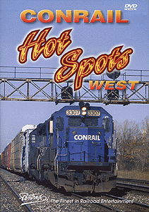 DVD -- Conrail Hot Spots West (2 Hours )