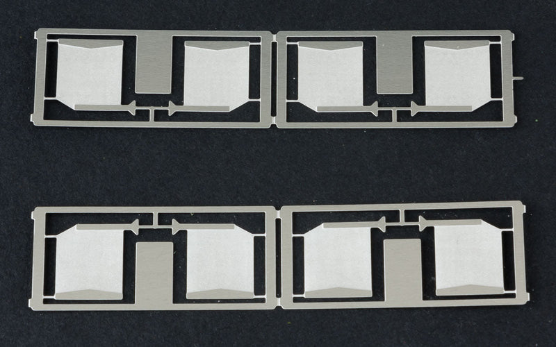 Mudflaps -- Chrome Tipped - 4 Sets