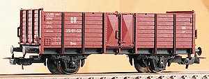 Freight Car -- DR Era III Open Goods Wagon Type Omu 35