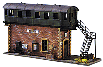 "Neuses" Old Switch Tower -- 2 x 7-1/4 x 3-1/2" 4-3/4 x 18 x 8-3/4cm
