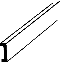 Styrene Structural Shapes - Channels -- 1/16 x 10" Long pkg(10)
