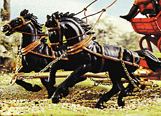Horse Team w/Harness