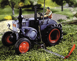 Lanz Tractor -- w/Mid-Mount Sickle Mower