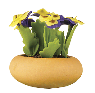 Flower Pot - Terra Cotta -- Iris