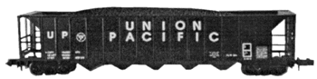 5-Bay Coal Hopper -- UP