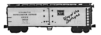 40' Steel Reefer CB&Q