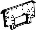 Flatcar Coupler Pocket -- Narrow Gauge