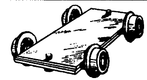 Flatcar w/20" Wheels