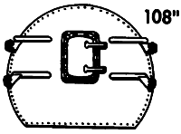 108" Smokebox Front -- Chesapeake & Ohio Articulated