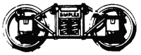 Simplex Trucks w/26" Wheels -- 4'-9", WB