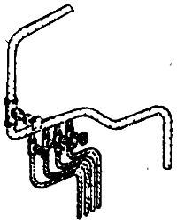 Fireman Pipe/Valve Cluster