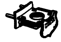 Headlight Bracket -- Union Pacific Smokebox Door Mount