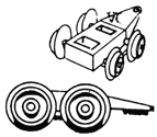 Lead Truck w/26" Wheels -- Dockside Switcher