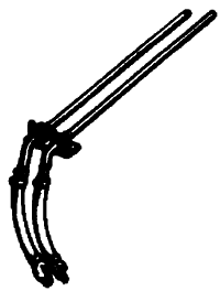 Dual Air Hose -- With Bracket for Pilot