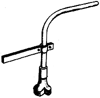 Overflow Pipe w/Bracket