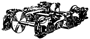 Trk EMD early C 36"whls 2/i