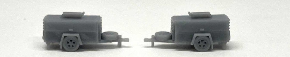 Compressor Trailer - 3D Printed Kit -- Unpainted