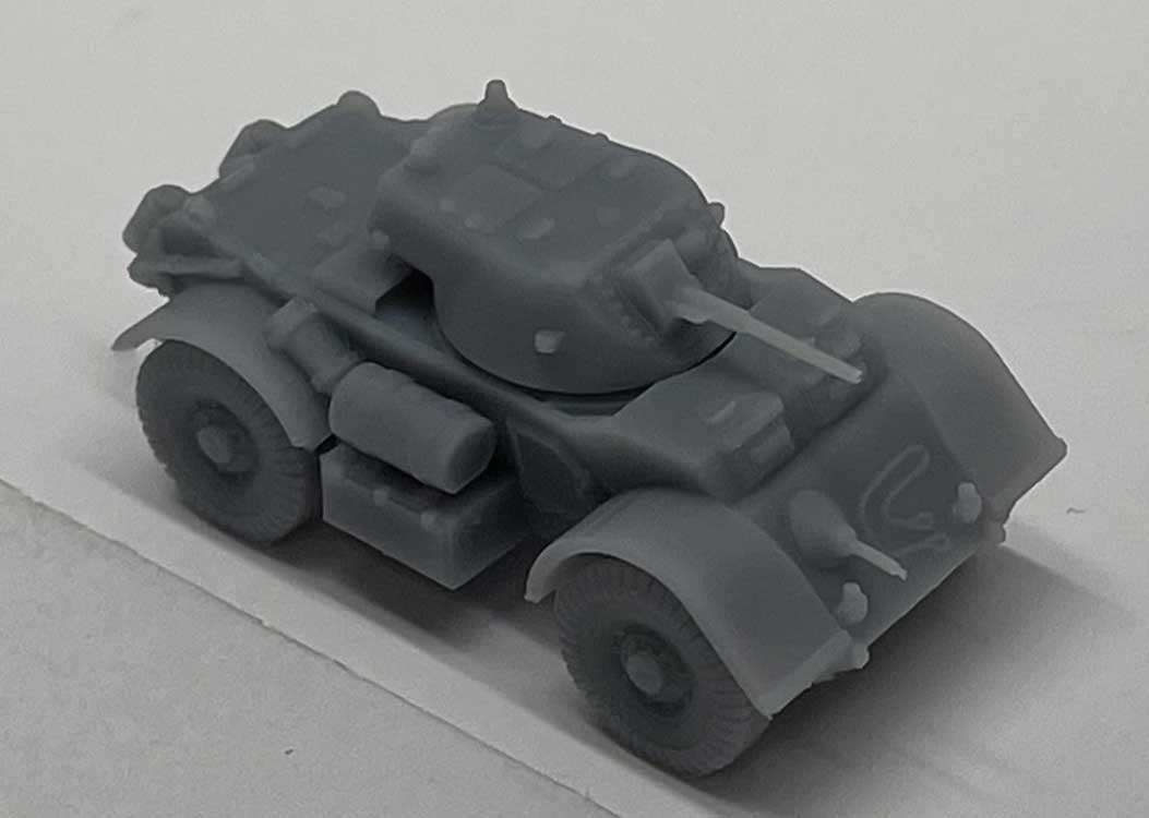 T17E1 Staghound Armored Vehicle -- Unpainted 3-D Print-1