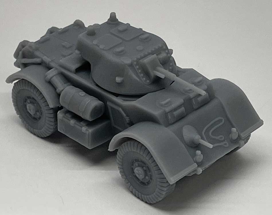 T17E1 Staghound Armored Vehicle -- Unpainted 3-D Print-1