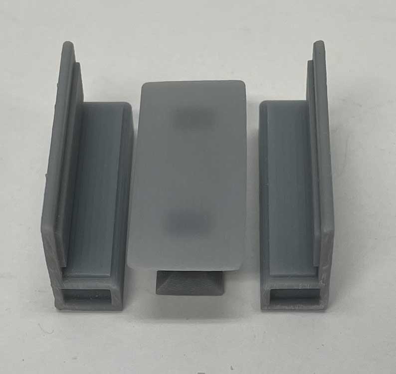 6' Table and Booth Set - 3D Printed Kit -- Unpainted