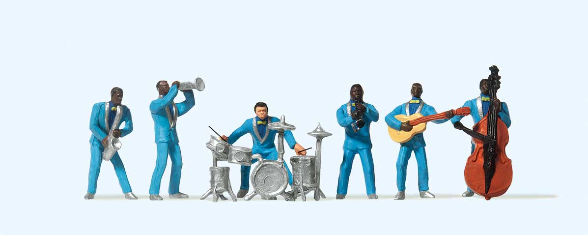 Jazz Band with Instruments -- pkg(6)