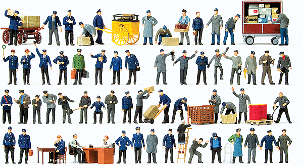 Working People -- Assorted Working People pkg(60), Early Era III
