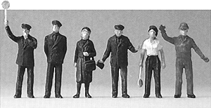 Railway Personnel -- German Federal Railway (1989) pkg(6)