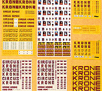 Krone Circus Decals