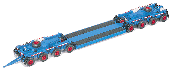 Trailer -- 8 Axle Flatbed Depressed Center Trailer