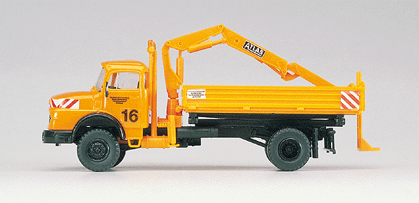 European Construction Equipment - Trucks -- Mercedes Benz LA 1924 3-Way Dump Truck
