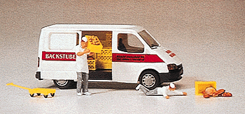 Van Ford Transit -- Krause's Bakery w/Figures - Assembled